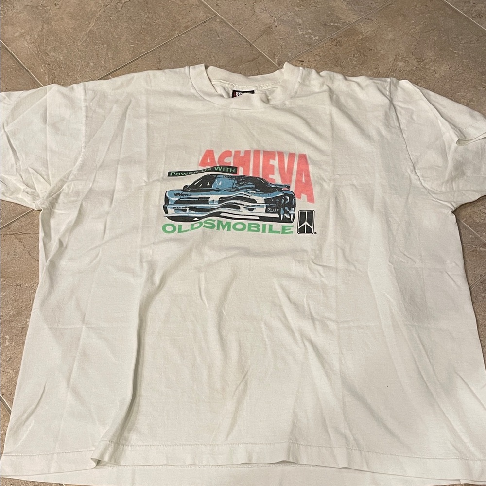 Achieva Oldsmobile Graphic White T‑Shirt